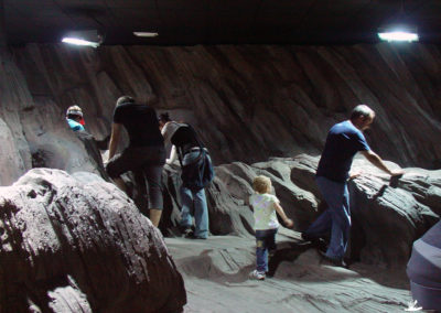 Reconstitution d’un écosystème en béton projeté pour l’aquarium de Gijón