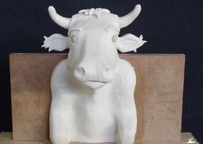 Sculpture en polystyrène pour un stand DANONE Activia