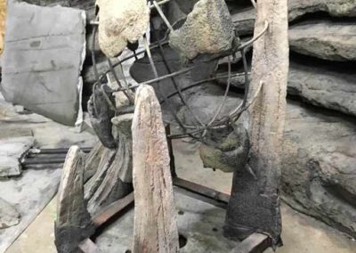 Création de fausses pierres en béton pour la Cité de la Mer à CHERBOURG