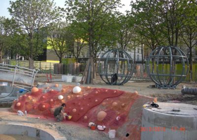 Décor en béton de parc de jeux - JARDIN NELSON MANDELA