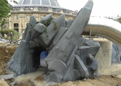 Décor en béton de parc de jeux - JARDIN NELSON MANDELA