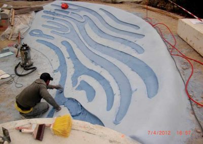 Décor en béton de parc de jeux - JARDIN NELSON MANDELA