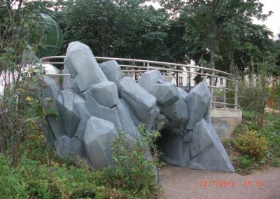 Décor en béton de parc de jeux - JARDIN NELSON MANDELA